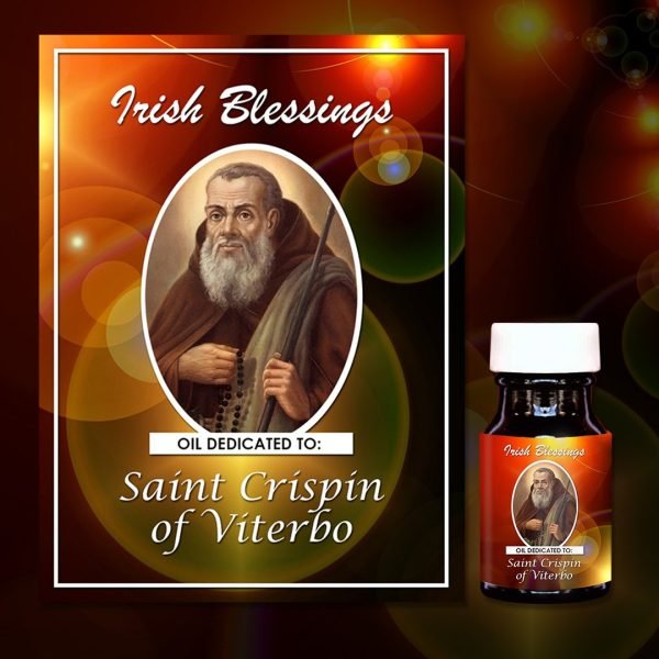 Oil Dedicated to St Crispin of Viterbo (incorrupt)