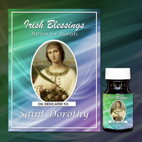 Oil Dedicated to St Dorothy 2 (Patron for Florists)