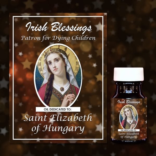 Oil Dedicated to St Elizabeth of Hungary 2 (Patron for Dying Children)