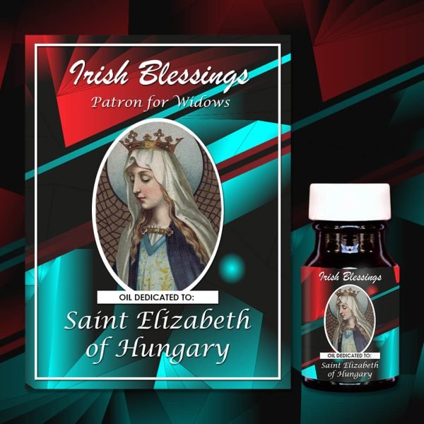 Oil Dedicated to St Elizabeth of Hungary 5 (Patron for Widows)