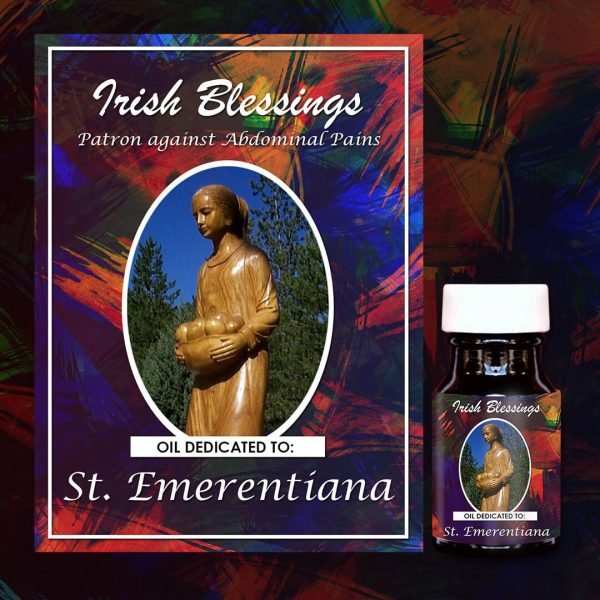 Oil Dedicated to St Emerentiana (Patron against Abdominal Pains)