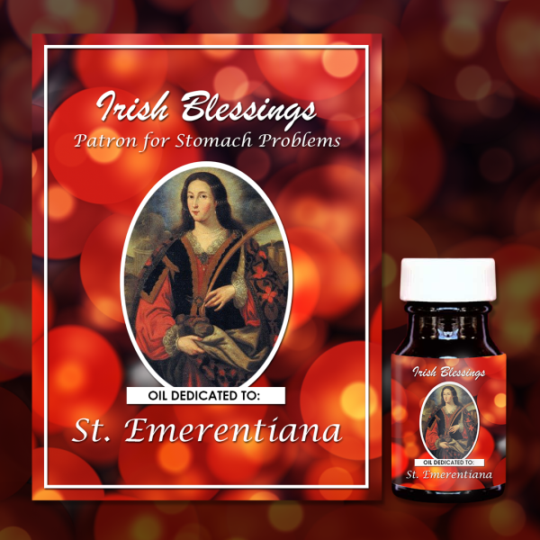 Oil Dedicated to St Emerentiana 1 (Patron for Stomach Problems)