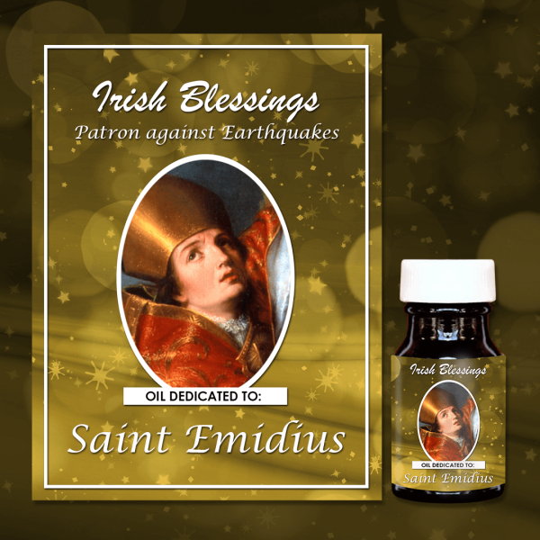 Oil Dedicated to St Emidius (Patron against Earthquakes)