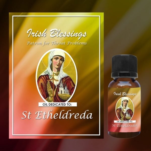 Oil Dedicated to St Etheldreda (Patron for throat problems)