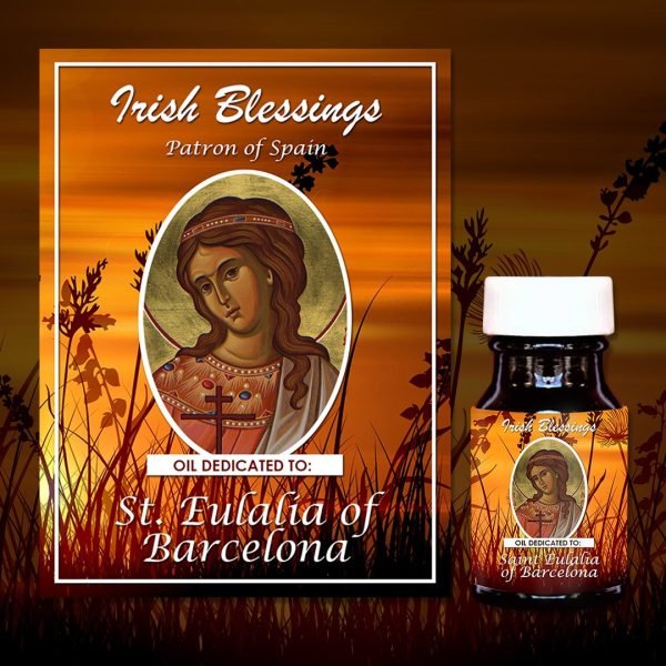 Oil Dedicated to St Eulalia of Barcelona (virgin)