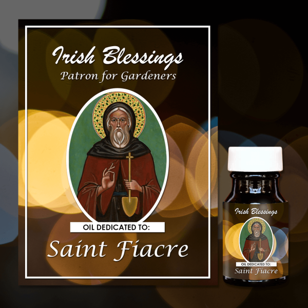 Oil Dedicated to St Fiacre 3 (Patron for Gardeners)