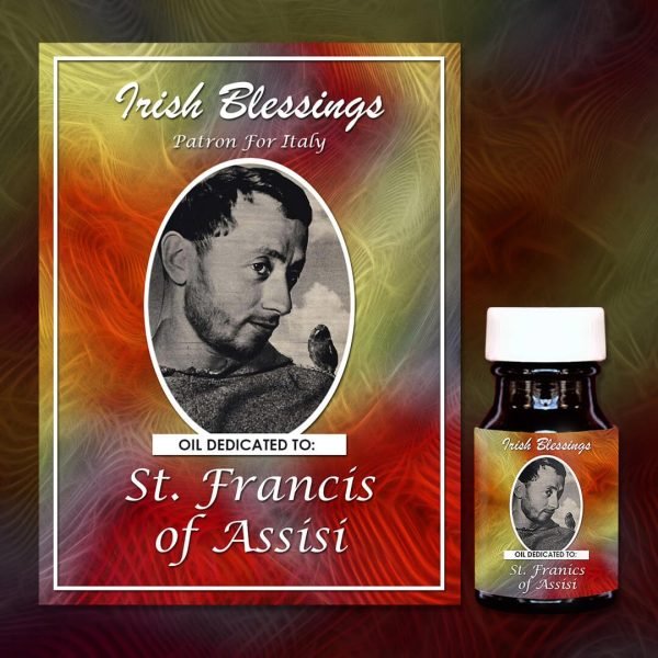 Oil Dedicated to St Francis Of Assisi (Patron For Italy)