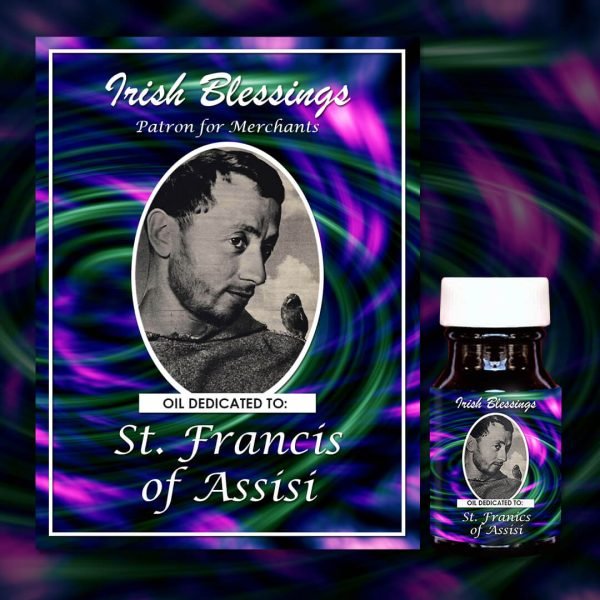 Oil Dedicated to St Francis Of Assisi 2 (Patron for Merchants)