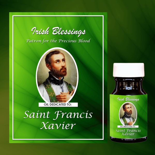 Oil Dedicated to St Francis Xavier 6 (Patron for the Precious Blood)