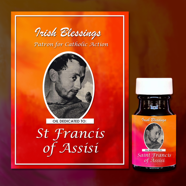 Oil Dedicated to St Francis of Assisi 4 (Patron for Catholic Action)