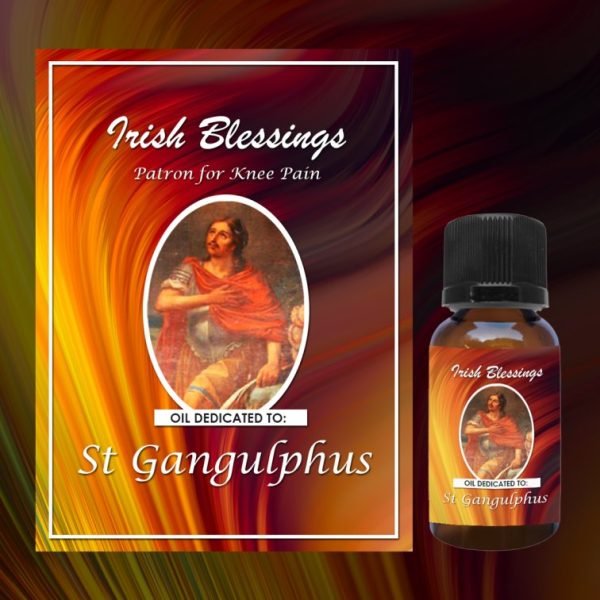Oil dedicated to St Gangulphus (Patron against Knee Pain)