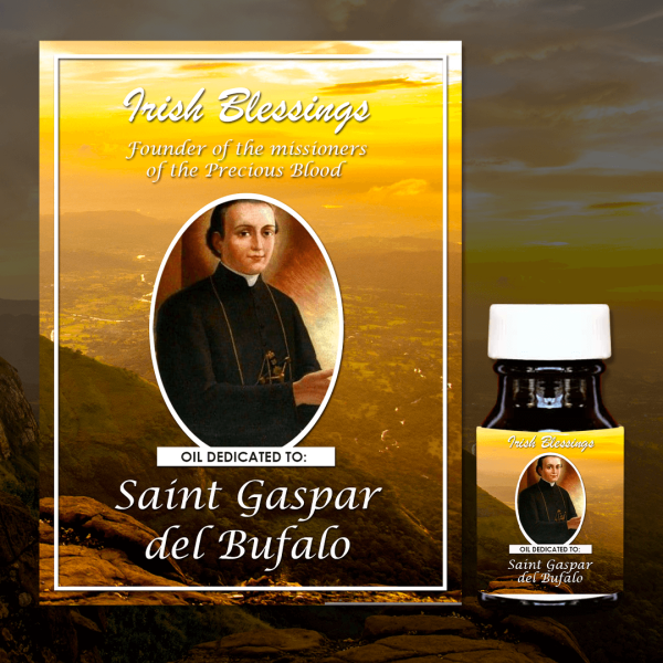 Oil Dedicated to St Gaspar del Bufalo (Founder of the missioners of the Precious Blood)