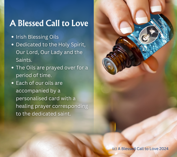 St Gemma Galgani (Patron for Back Pain, Back Injuries and Headaches) Oil and Candle Set - Image 7