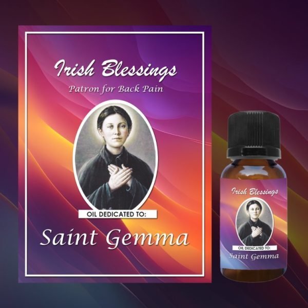 Oil Dedicated to St Gemma (Patron for Back Pain)