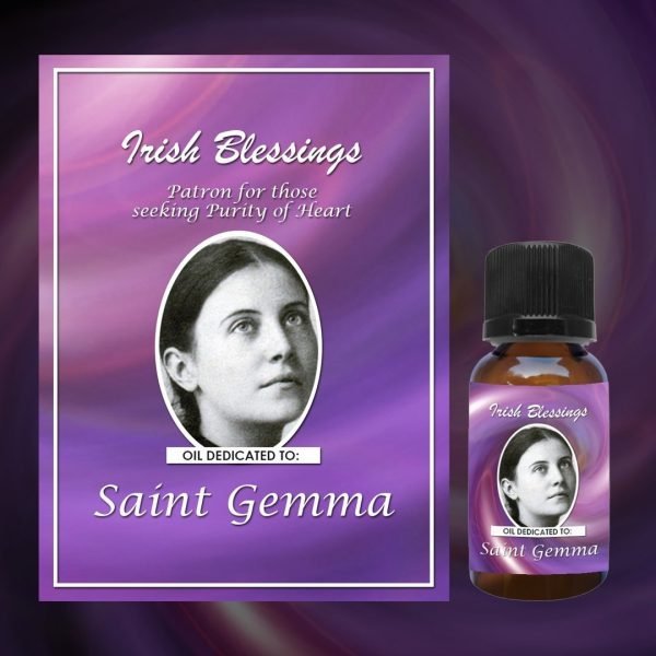 Oil dedicated to St Gemma (Patron for those seeking Purity of Heart)