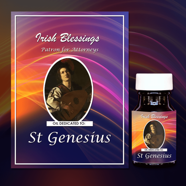 St Genesius Healing Oil 3 (Patron for Attorneys)