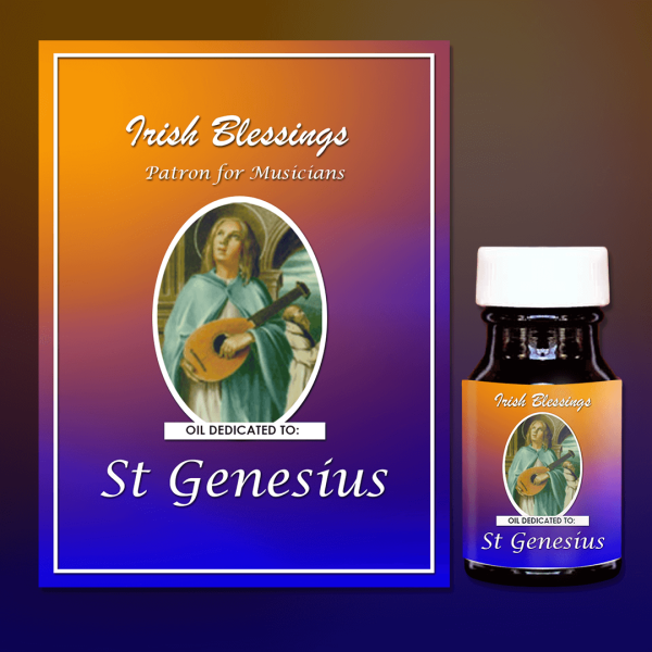 St Genesius Healing Oil 2 (Patron for Musicians)