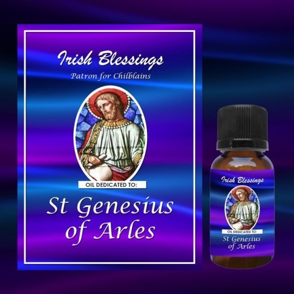Oil Dedicated to St Genesius of Arles (Patron for Chilblains)