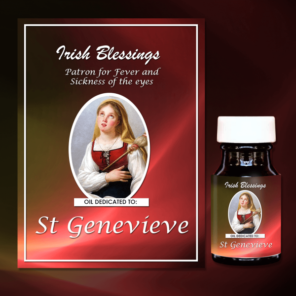 St Genevieve Healing Oil (Patron for Fever and Sickness of the eyes)