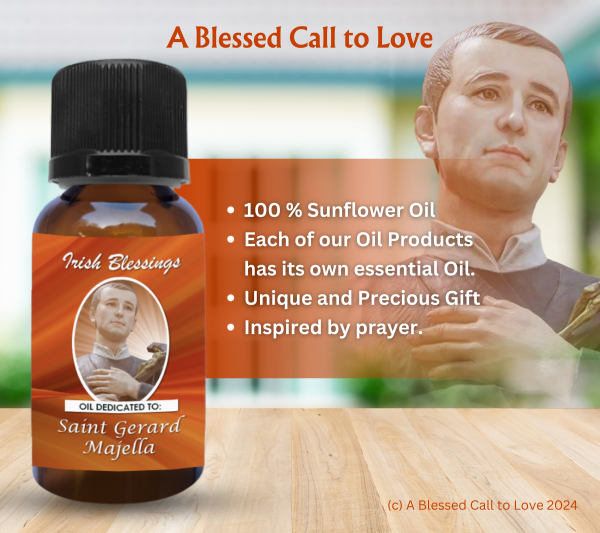 St Gerard Majella (Patron for Pregnancy) Oil and Candle Set - Image 4