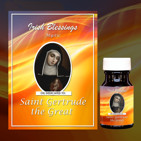 Oil Dedicated to St Gertrude the Great (Mystic)