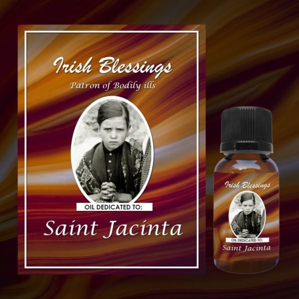 Oil dedicated to St Jacinta (Patron of bodily ills)