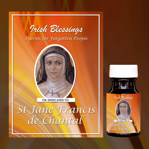 Oil Dedicated to St Jane Francis de Chantal (Patron for Forgotten People)