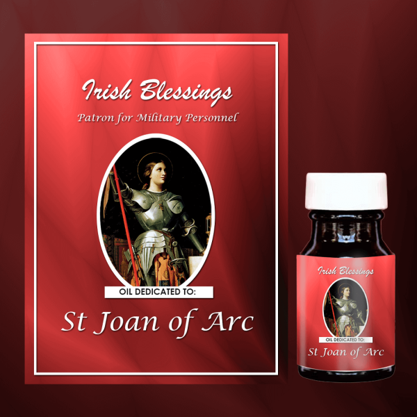 Oil Dedicated to St Joan of Arc 3 (Patron for Military Personnel)
