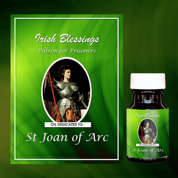 Oil Dedicated to St Joan of Arc 4 (Patron for Prisoners)