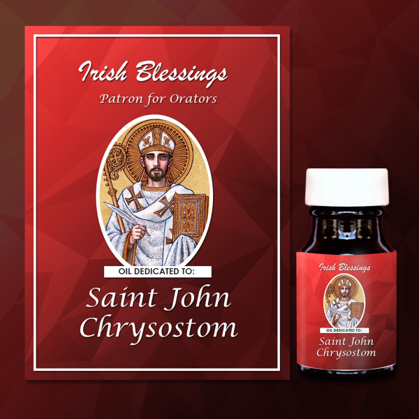 St John Chrysostom Healing Oil 3 (Patron for Orators)