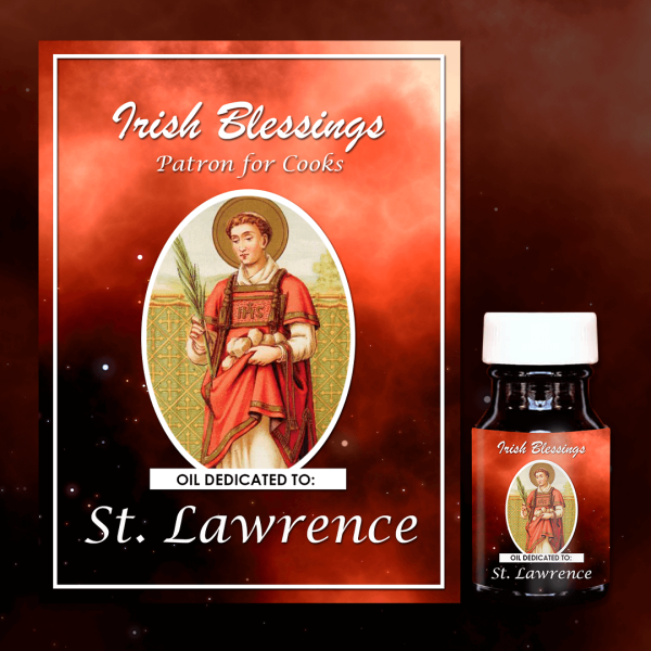 Oil Dedicated to St Lawrence 4 (Patron for Cooks)