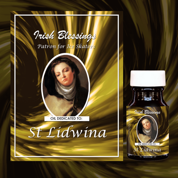 Oil Dedicated to St Lidwina 5 (Patron for Ice Skaters)