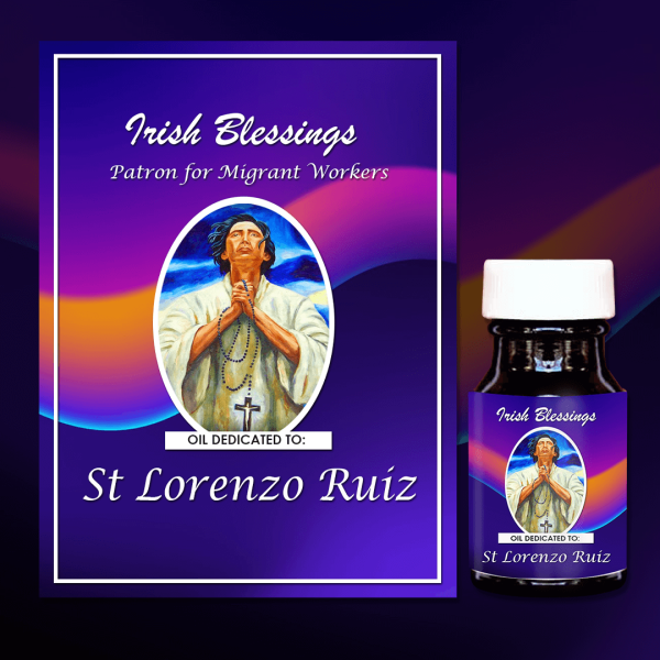 St Lorenzo Ruiz Healing Oil 2 (Patron for Migrant Workers)