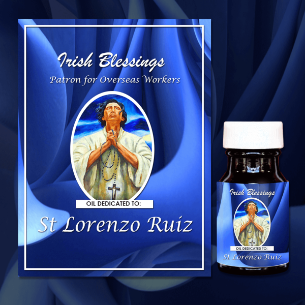 St Lorenzo Ruiz Healing Oil 3 (Patron for Overseas Workers)