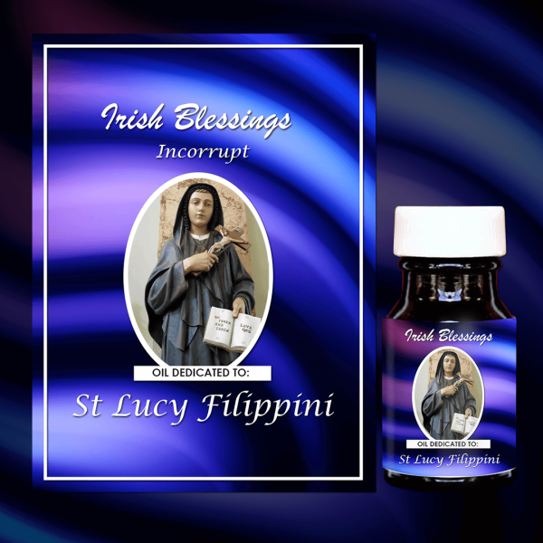 Oil Dedicated to St Lucy Filippini (Incorrupt)