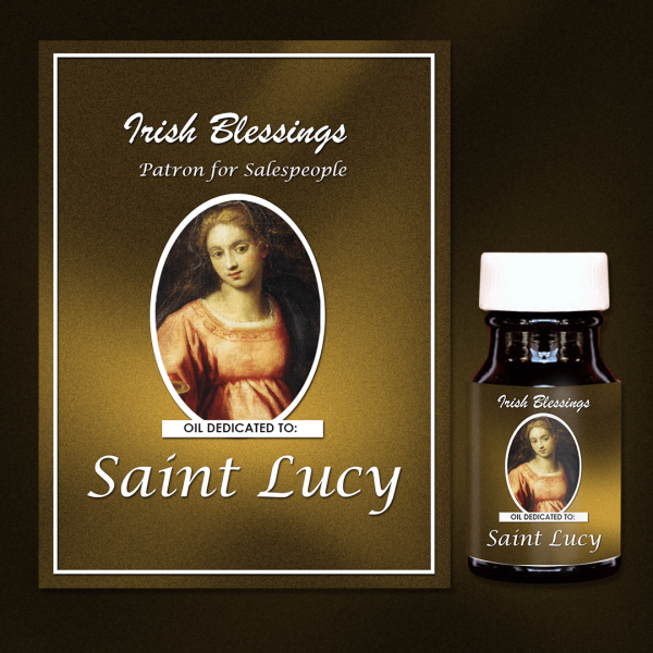 St Lucy Healing Oil 3 (Patron for Salespeople)