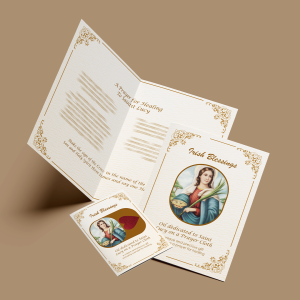 Saint Lucy - Prayer Cloth Card