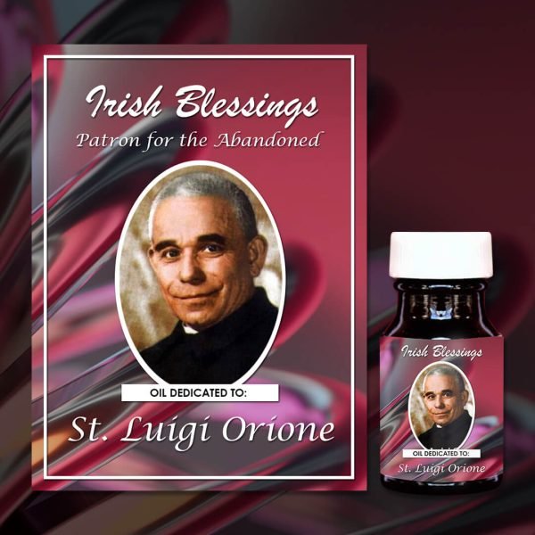 Oil Dedicated to St Luigi Orione (Patron for the Abandoned)