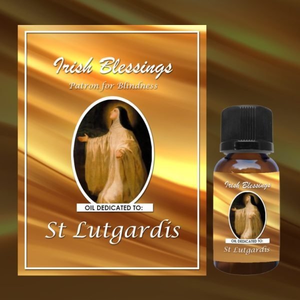 Oil dedicated to St Lutgardis (patron for blindness)