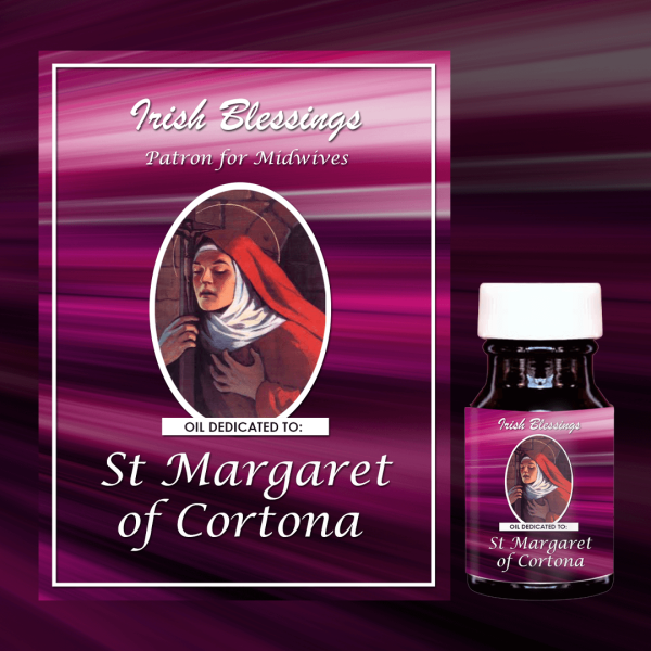 Oil Dedicated to St Margaret of Cortona 2 (Patron for Midwives)