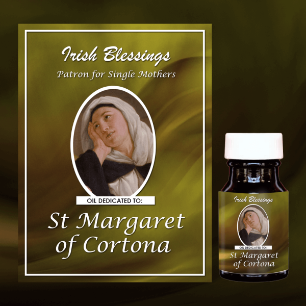 Oil Dedicated to St Margaret of Cortona 4 (Patron for Single Mothers)