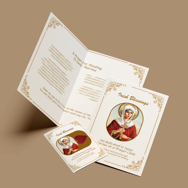 Saint Marina - Prayer Cloth Card