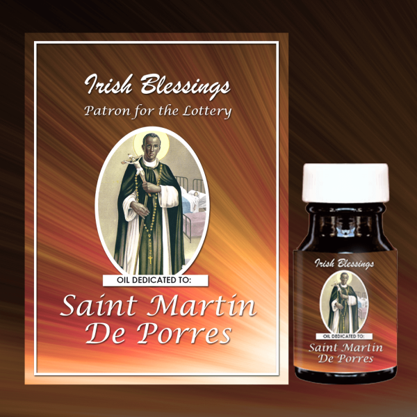 Oil Dedicated to St Martin de Porres 8 (Patron for the Lottery)