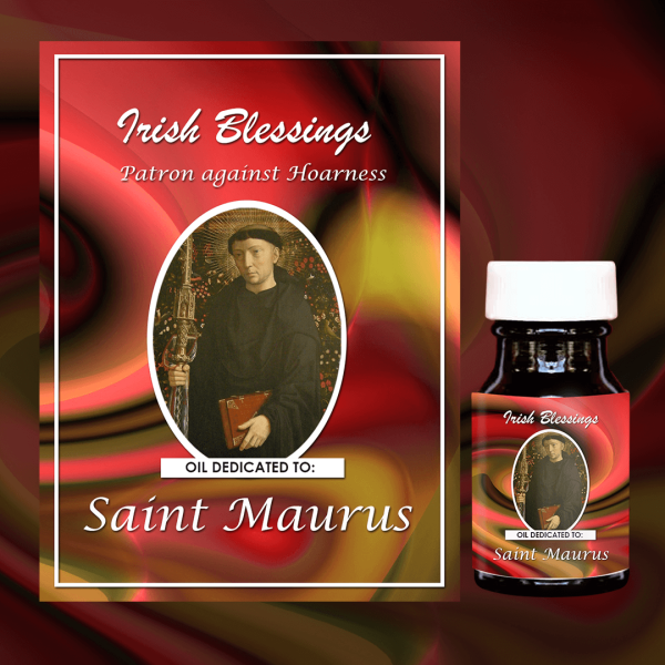 St Maurus Healing Oil (Patron against Hoarness)