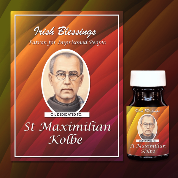 St Maximilian Kolbe Healing Oil 3 (Patron for Imprisoned People)