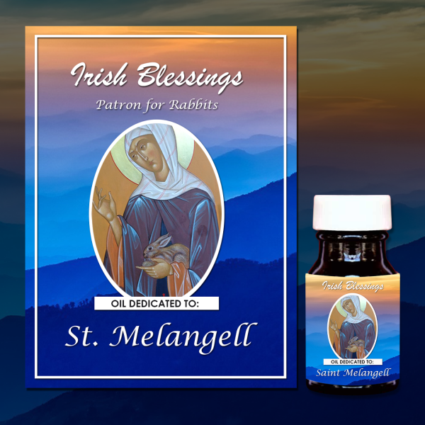 Oil Dedicated to St Melangell (Patron for Rabbits)