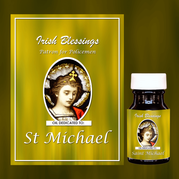 Oil Dedicated to St Michael (Patron for Policemen)