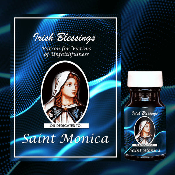 Oil Dedicated to St Monica 10 (Patron for Victims Of Unfaithfulness)