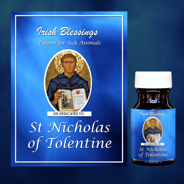 Oil Dedicated to St Nicholas of Tolentine (Patron for Sick Animals)