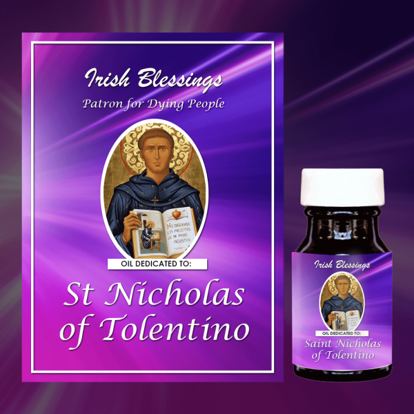 Oil Dedicated to St Nicholas of Tolentino 6 (Patron for Dying People)